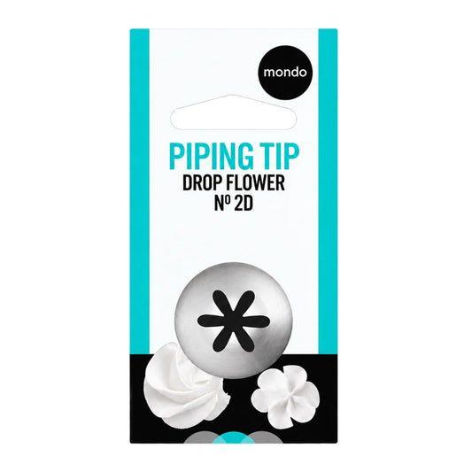 #2D S Drop Flower Piping Tip - Mondo