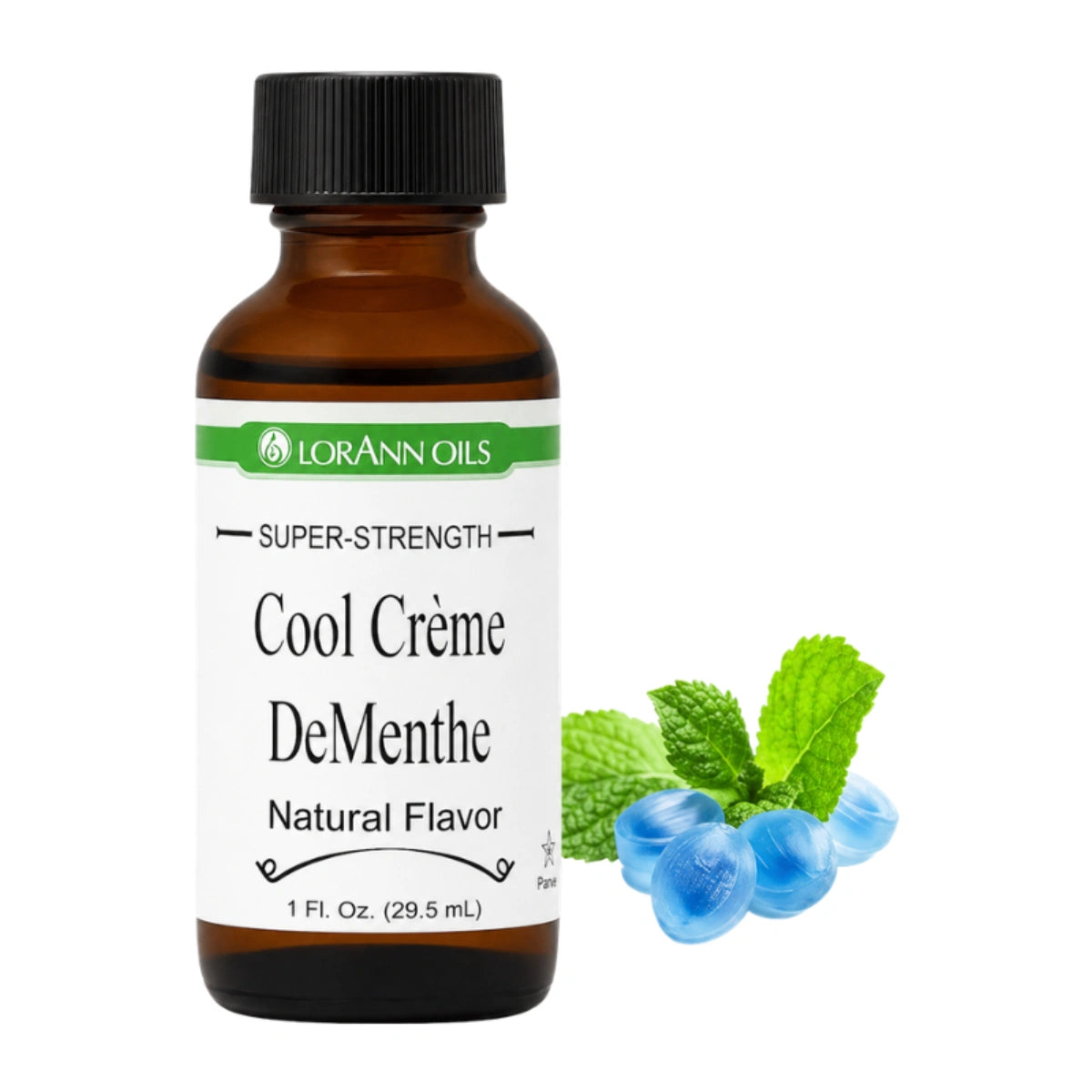 Cool Creme De Menthe Super Strength Flavours 1oz - Lorann