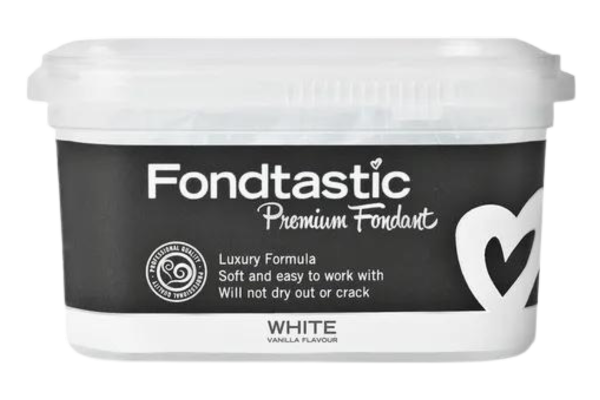 White Premium Fondant 250g - Fondtastic