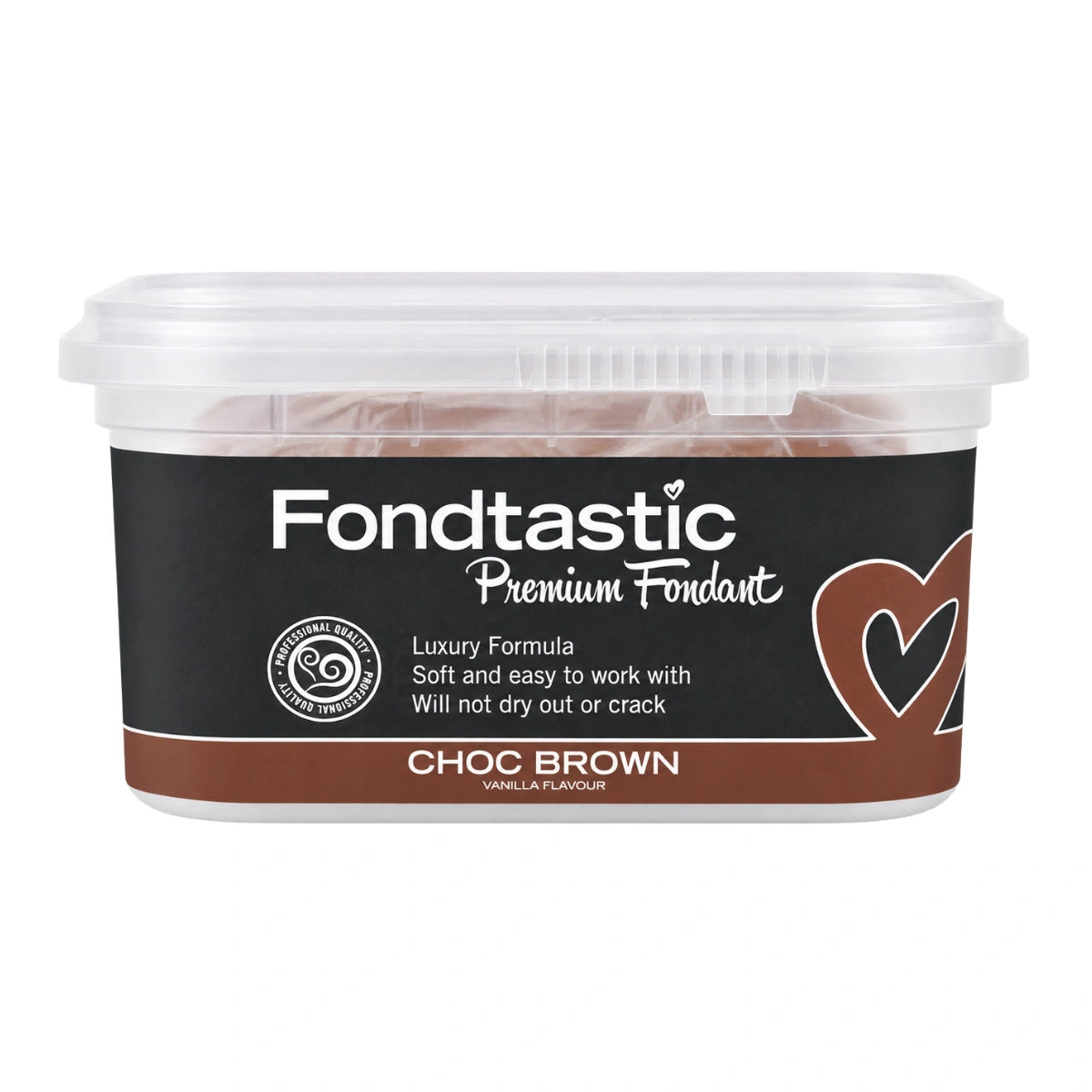 Brown Chocolate Choc - Premium Fondant 250g - Fondtastic