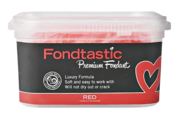 Red Premium Fondant 250g - Fondtastic