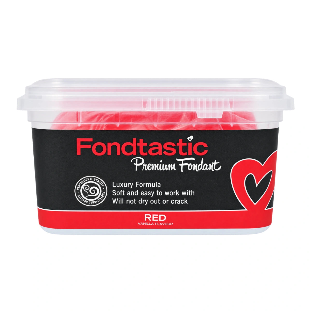 Red Premium Fondant 250g - Fondtastic