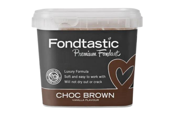 Brown Chocolate Choc - Premium Fondant 1kg - Fondtastic