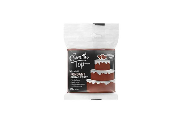 Warm Brown Fondant 250g - Over The Top