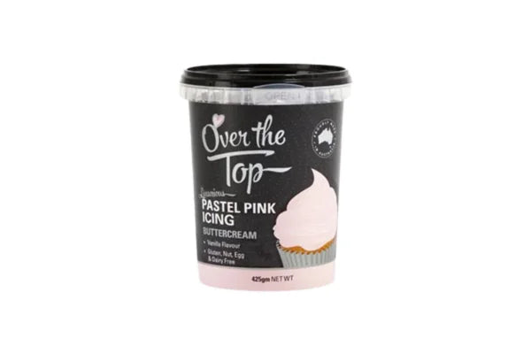 Pastel Pink Buttercream 425g - Over The Top