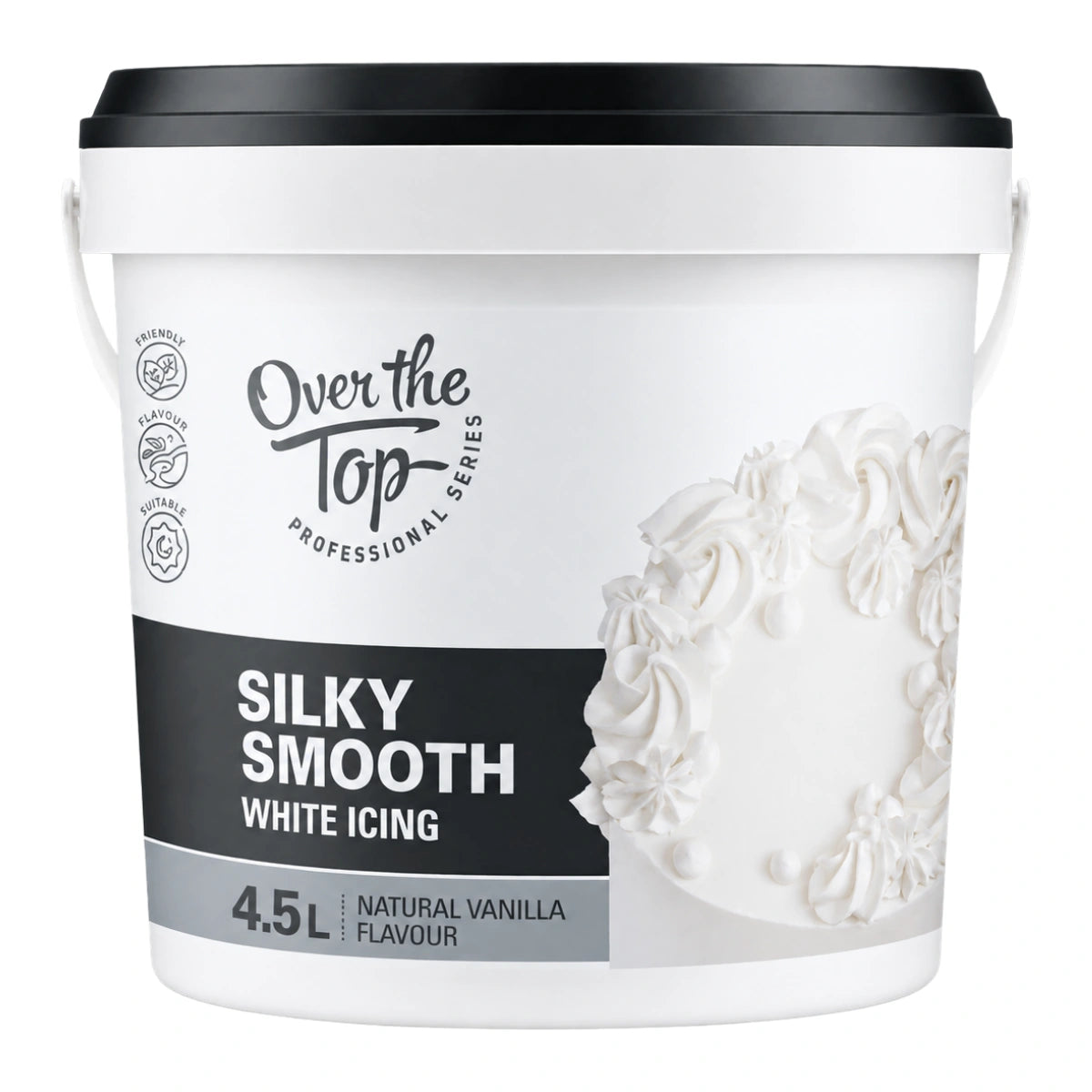 White OTT Silky Smooth Icing 4.5L - Over The Top