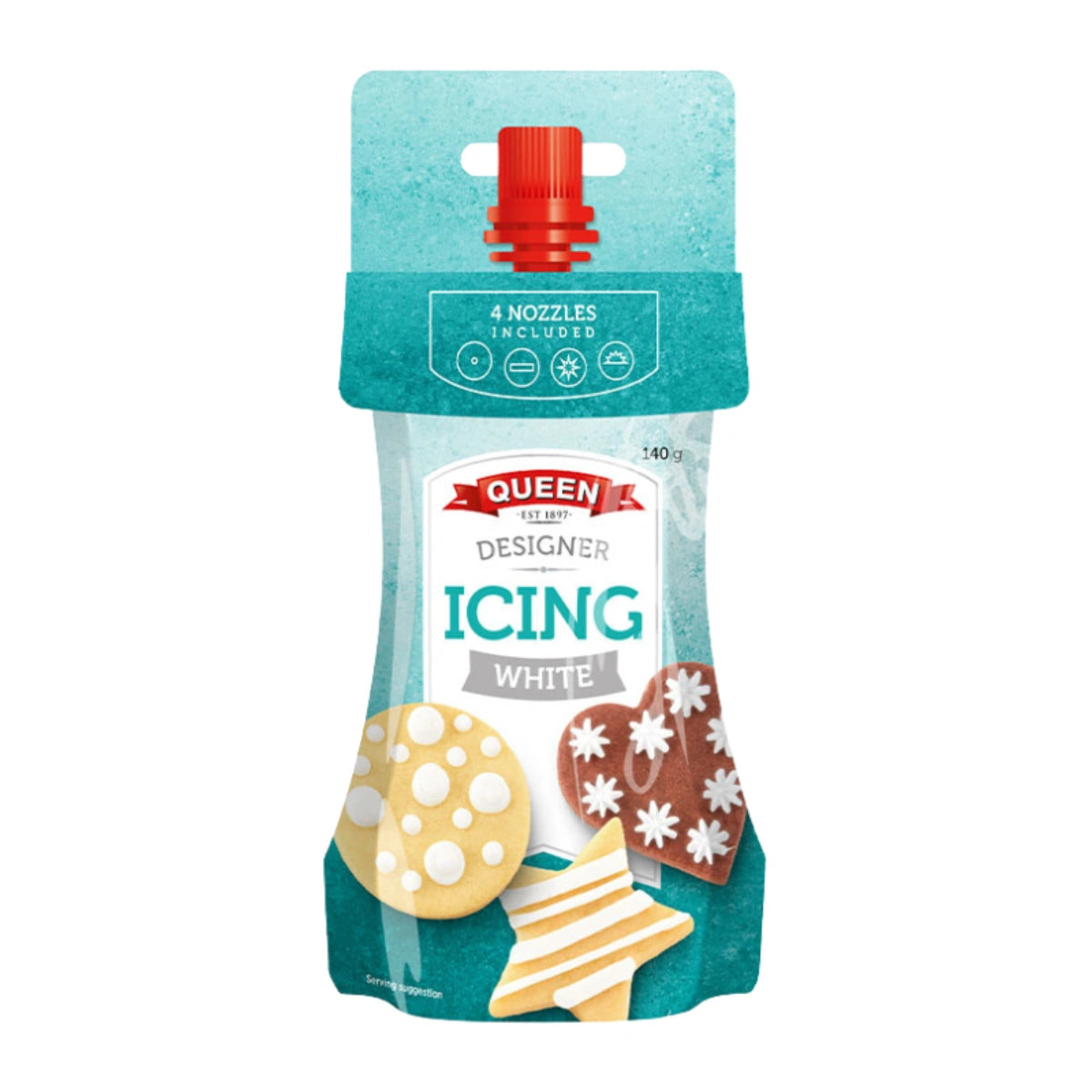 Designer Icing White 140g - Queen Professional