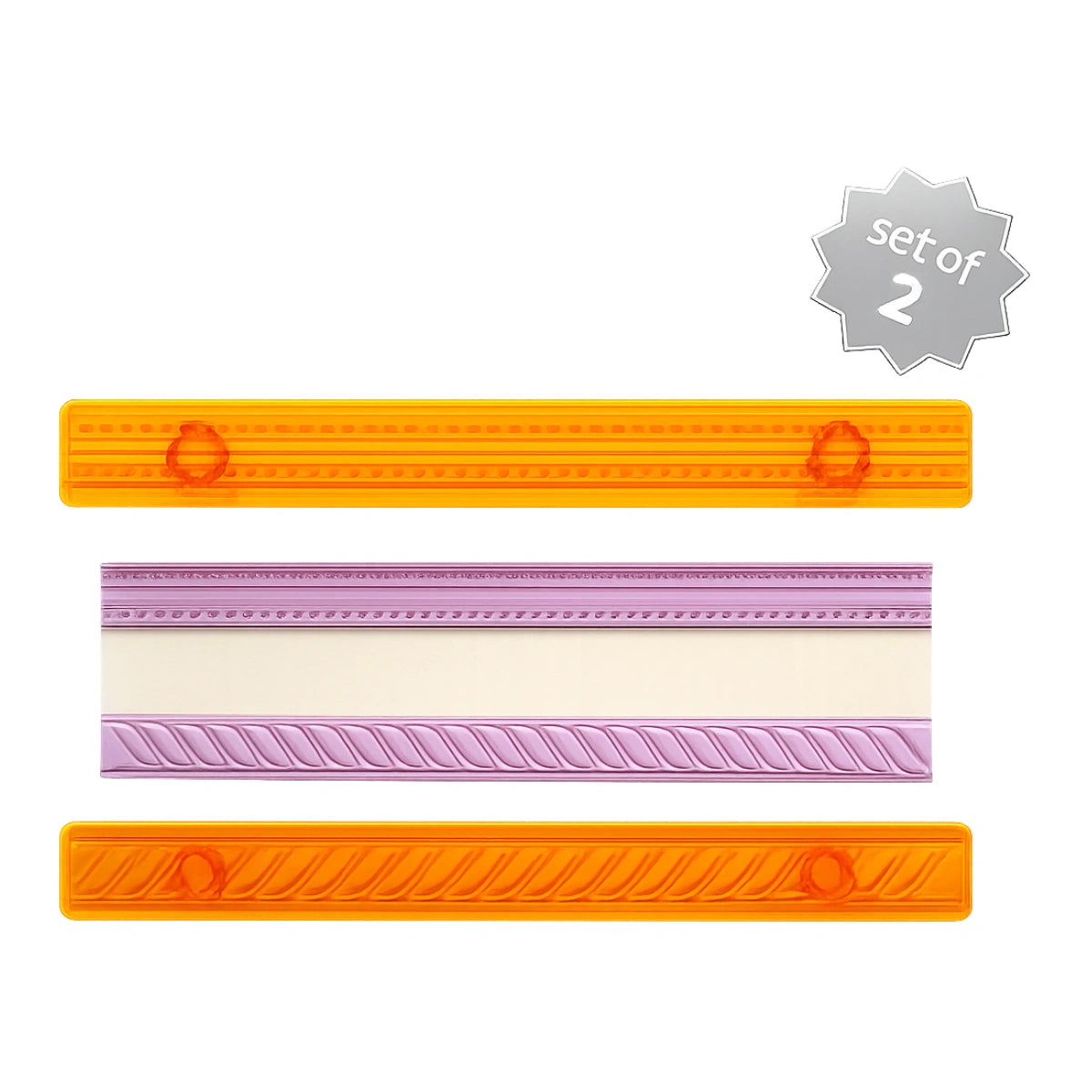 Barley and Eyelet Ribbon Cutters (2 Pack) - JEM