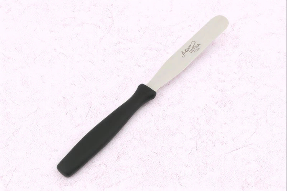 Ateco Spatula - 4in Straight Spatula with Plastic Handle