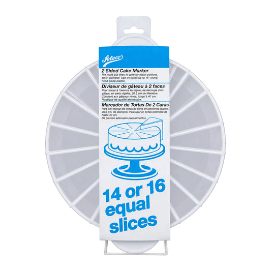 Cake Portion Marker - Double Sided - 14-16 Portions - Ateco