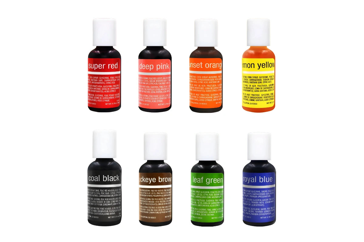 8 Clr Liqua-Gel Kit - Chefmaster