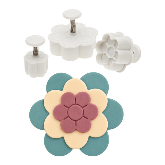 6 Petal Flower Plunger Cutter (3 Pack) - Ateco