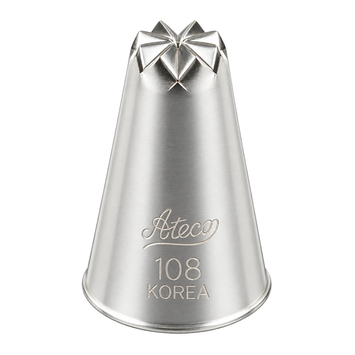 Drop Flower Tube No 108 Medium Piping Tip - Ateco