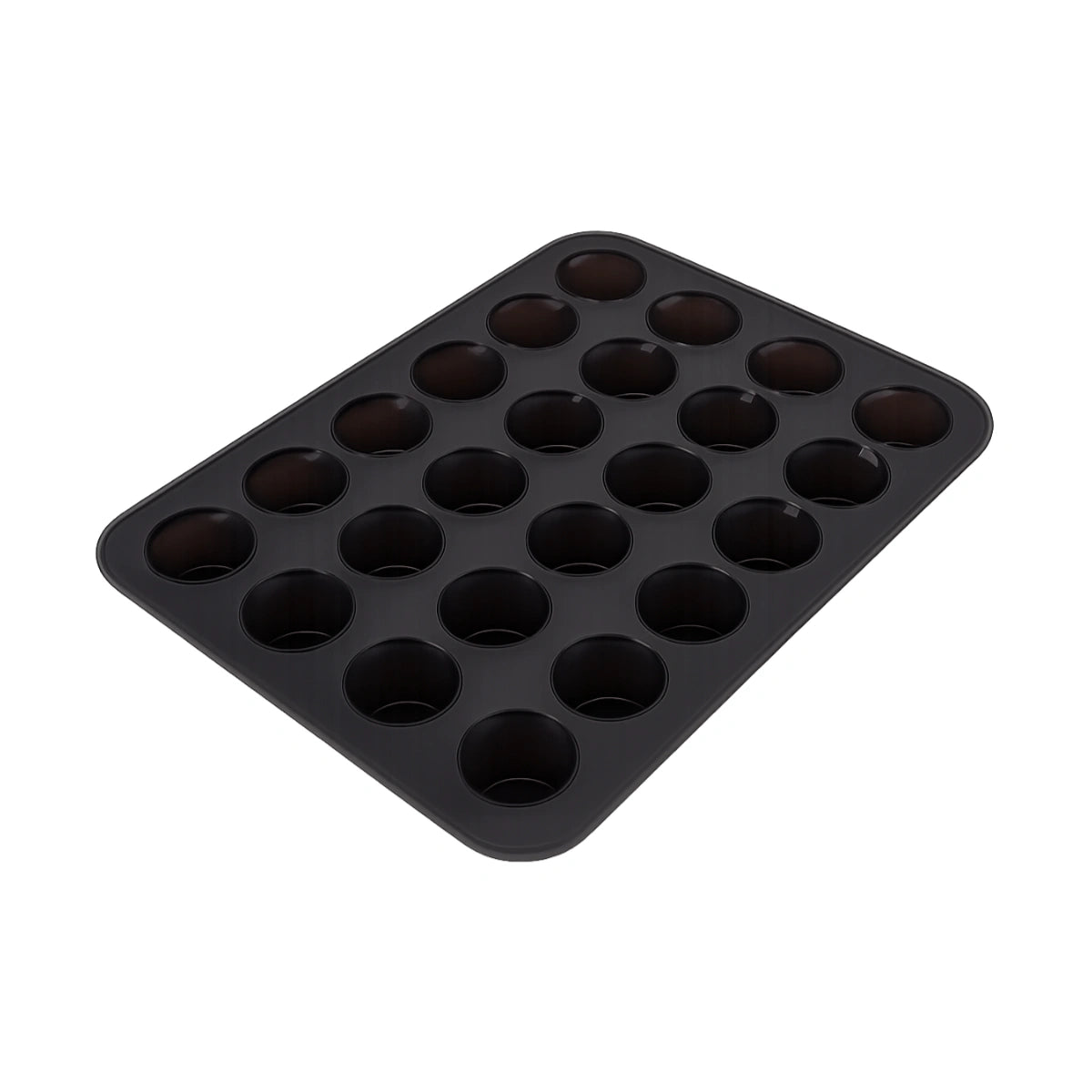 Daily Bake Silicone 24 Cup Mini Muffin Pan - Charcoal - D.Line