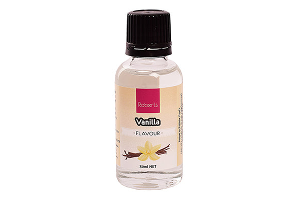 Vanilla Flavoured Essence 30ml - Roberts Edible Craft