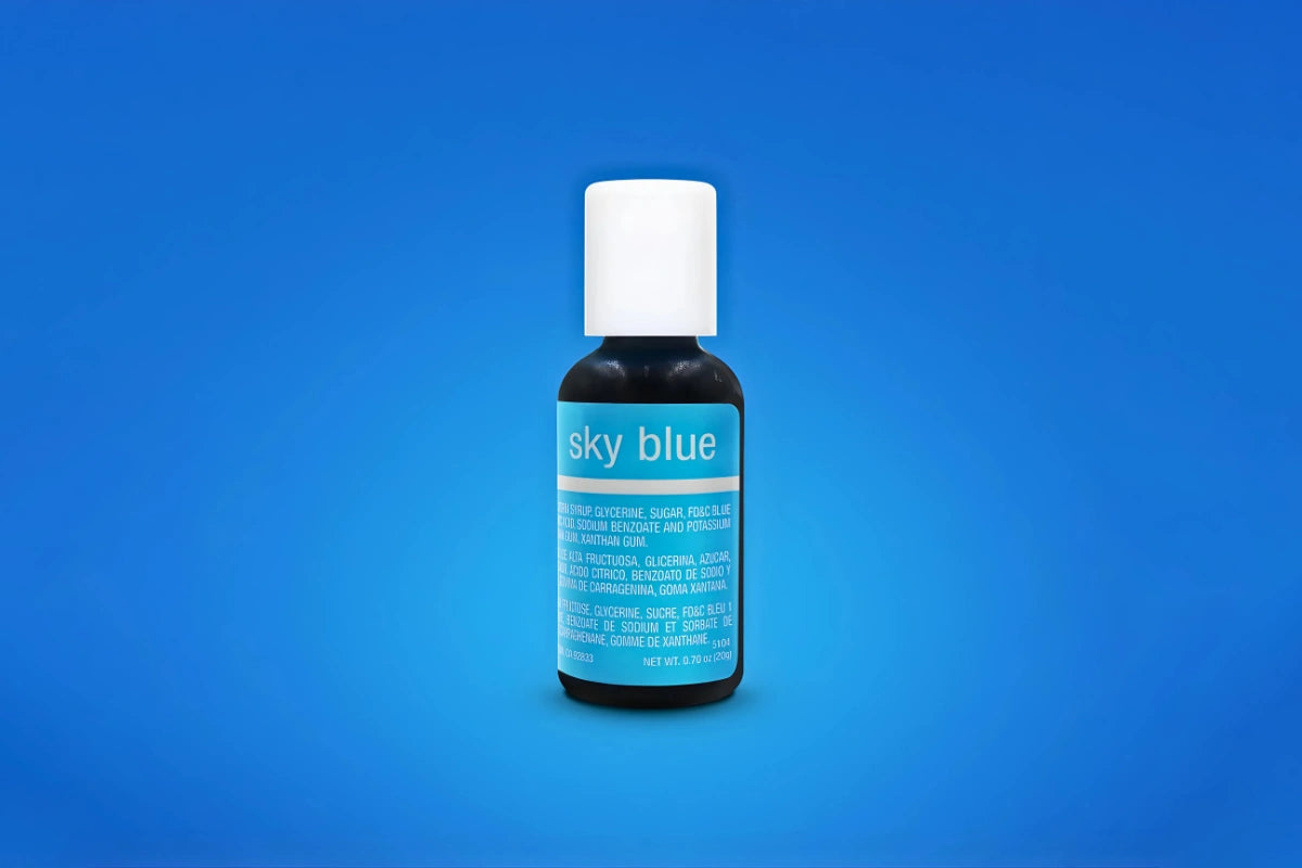 Sky Blue Liqua-Gel Food Colouring 0.7oz / 20g - Chefmaster
