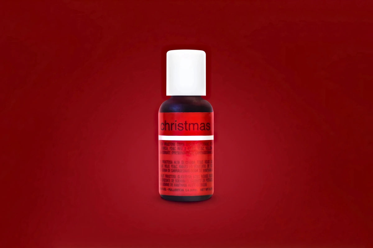Red X-Mas Liqua-Gel Food Colouring 0.7oz / 20g - Chefmaster