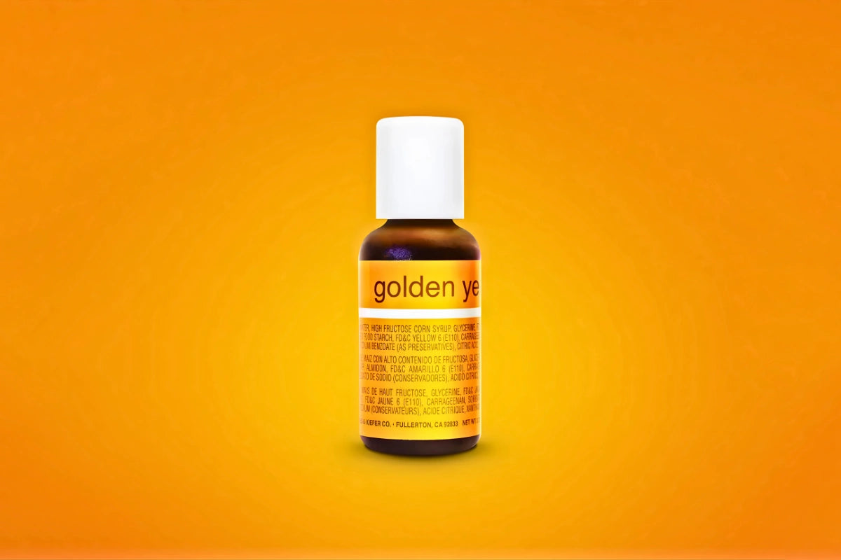 Yellow Golden Liqua-Gel Food Colouring 0.7oz / 20g - Chefmaster