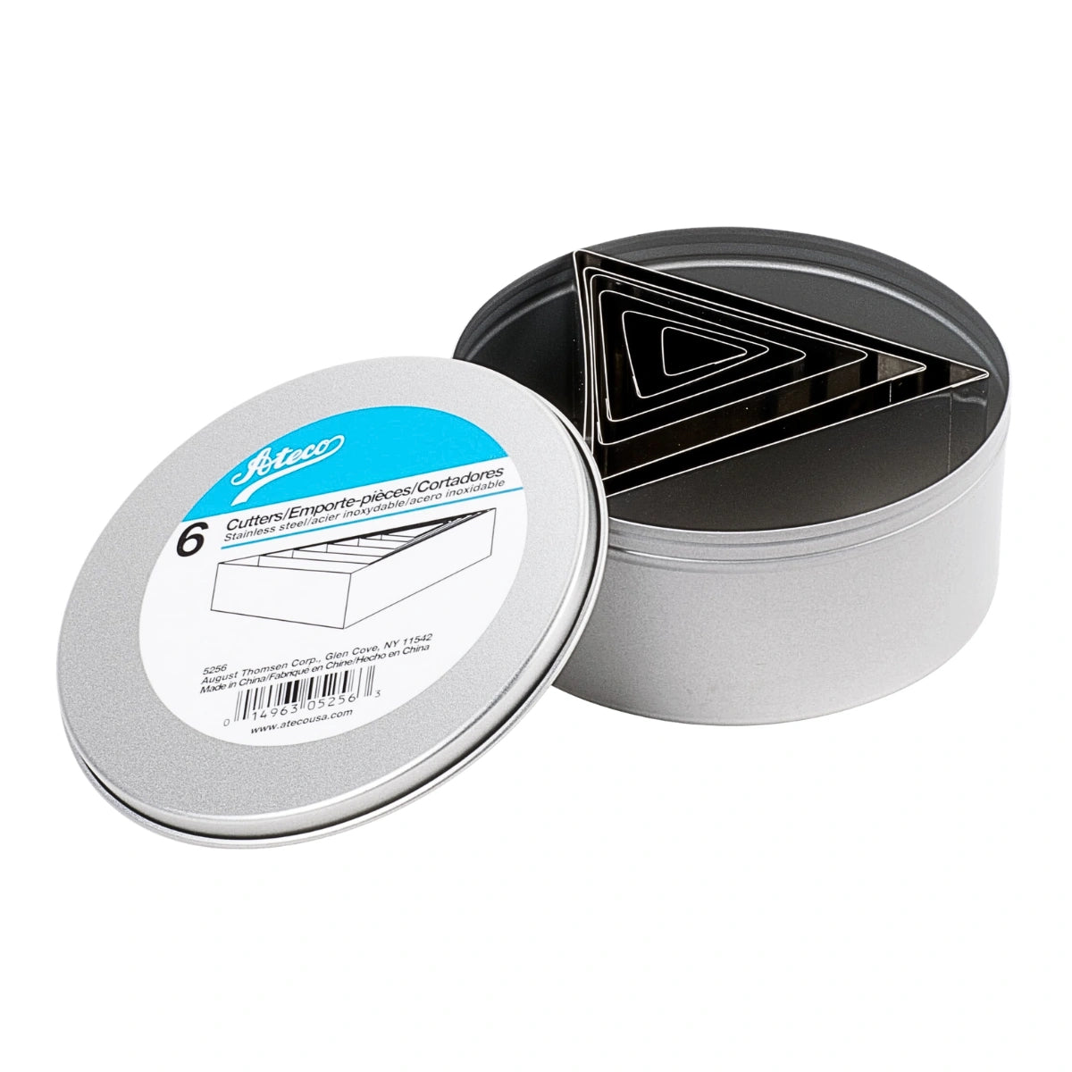 Plain Triangle Cutter Set (6 Pack) - Ateco