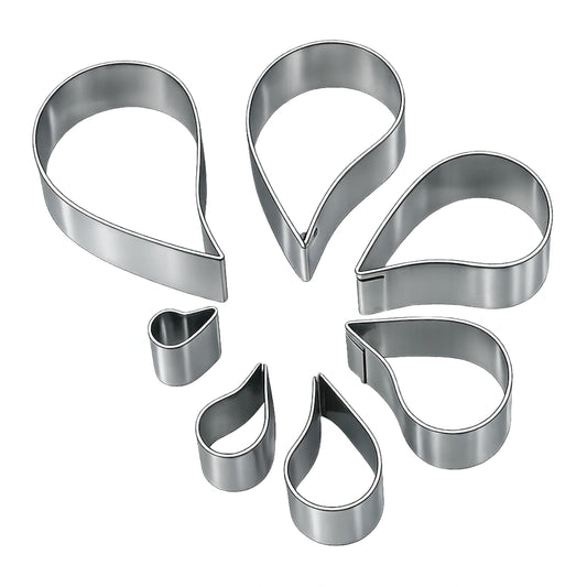 Plain Coma Cutter Set (7 Pack) - Ateco