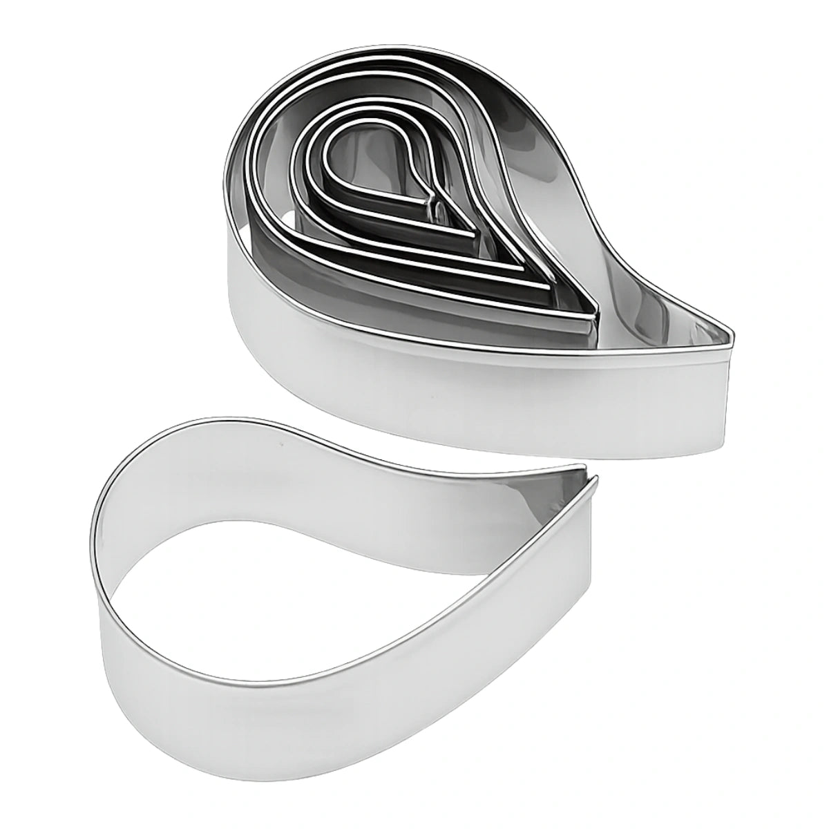 Plain Coma Cutter Set (7 Pack) - Ateco