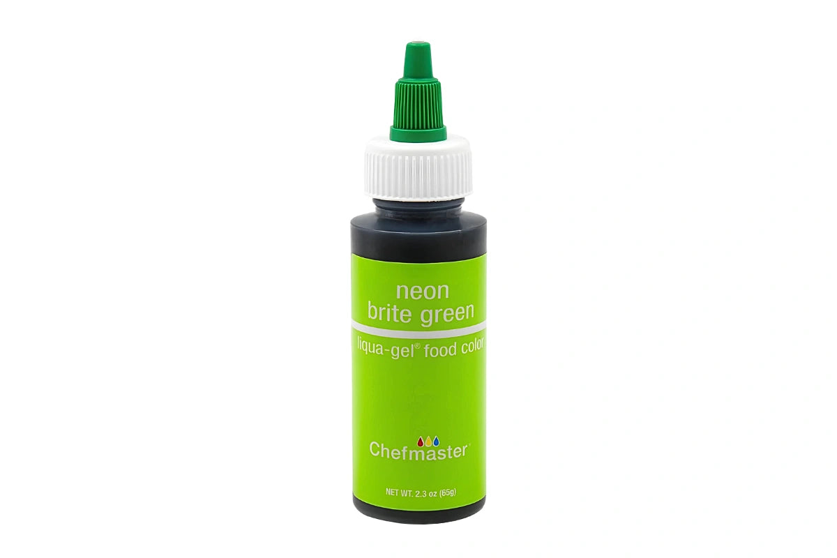 Green Neon Brite Liqua-Gel Food Colouring 2.3oz / 65g - Chefmaster