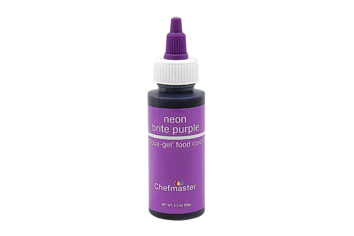 Purple Neon Brite Liqua-Gel Food Colouring 2.3oz / 65g - Chefmaster
