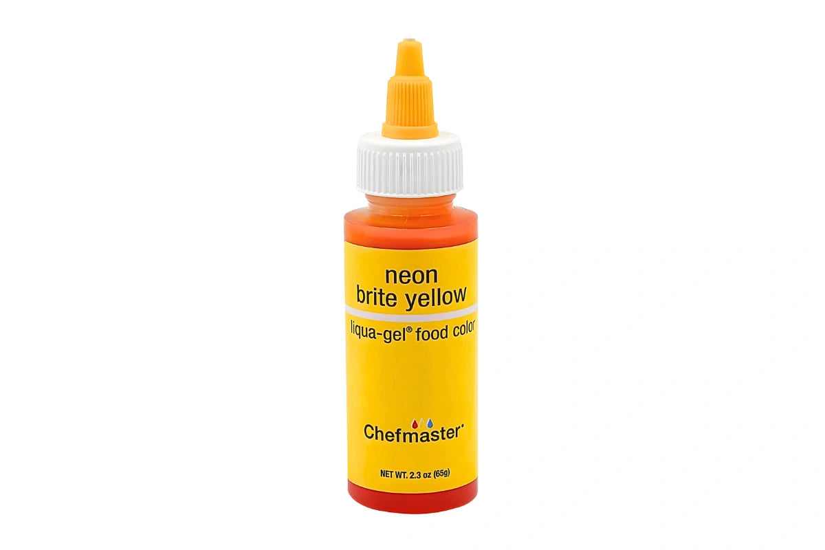 Yellow Neon Brite Liqua-Gel Food Colouring 2.3oz / 65g - Chefmaster