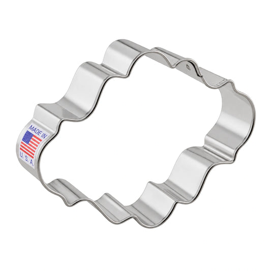 Oval Plaque Cookie Cutter - Ann Clark