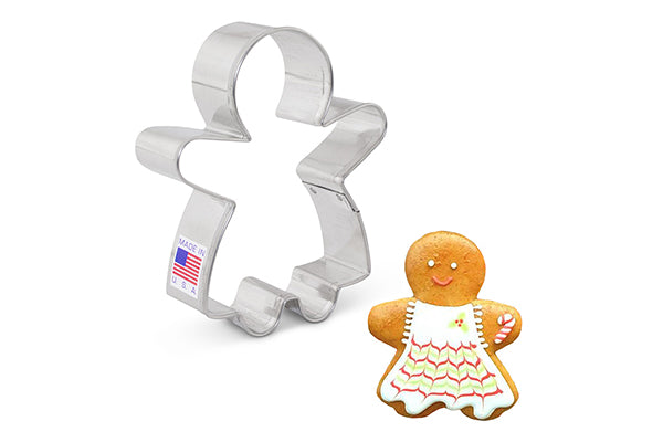 Gingerbread Girl Cookie Cutter - Ann Clark