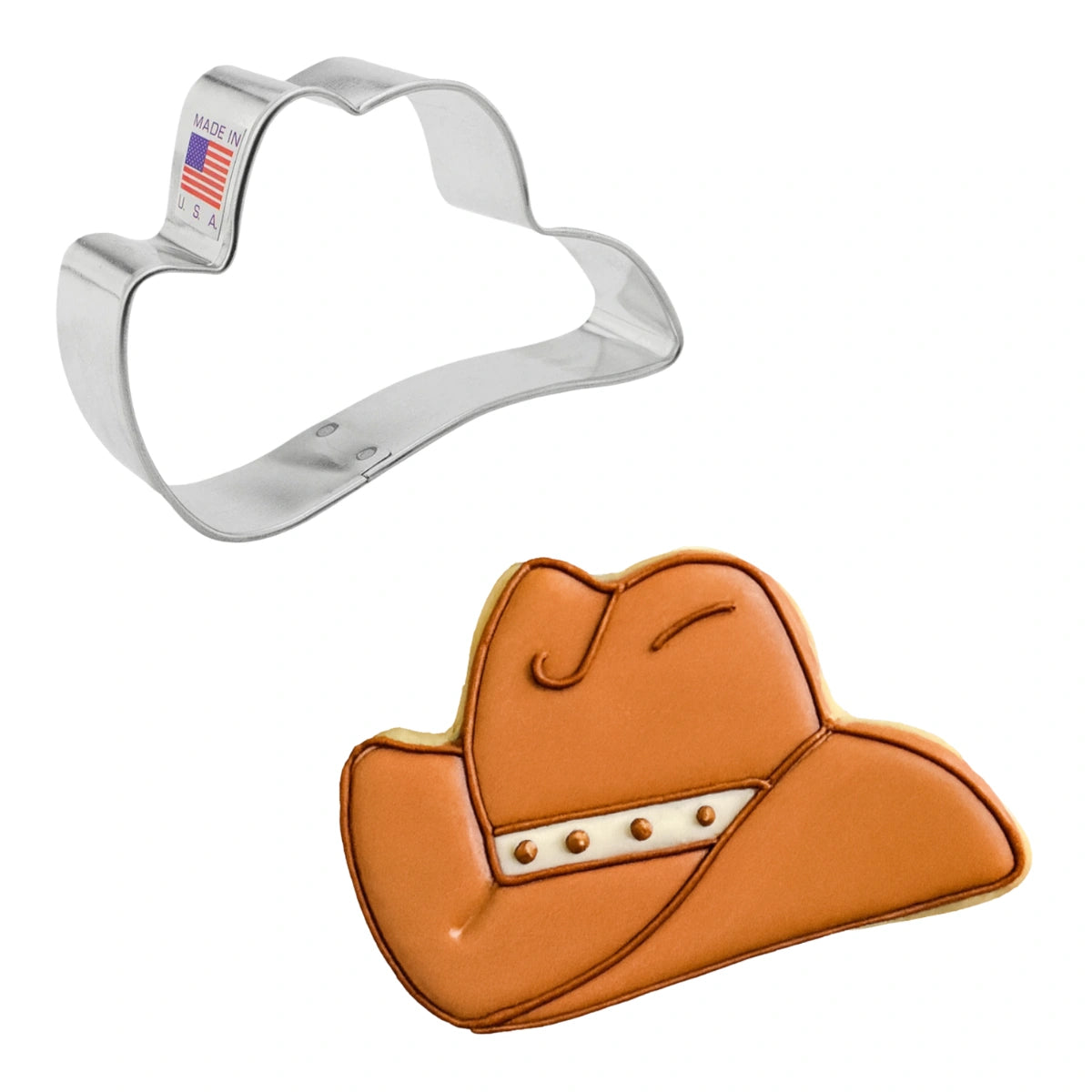 Cowboy Hat Cookie Cutter 3.5 Inch - Ann Clark