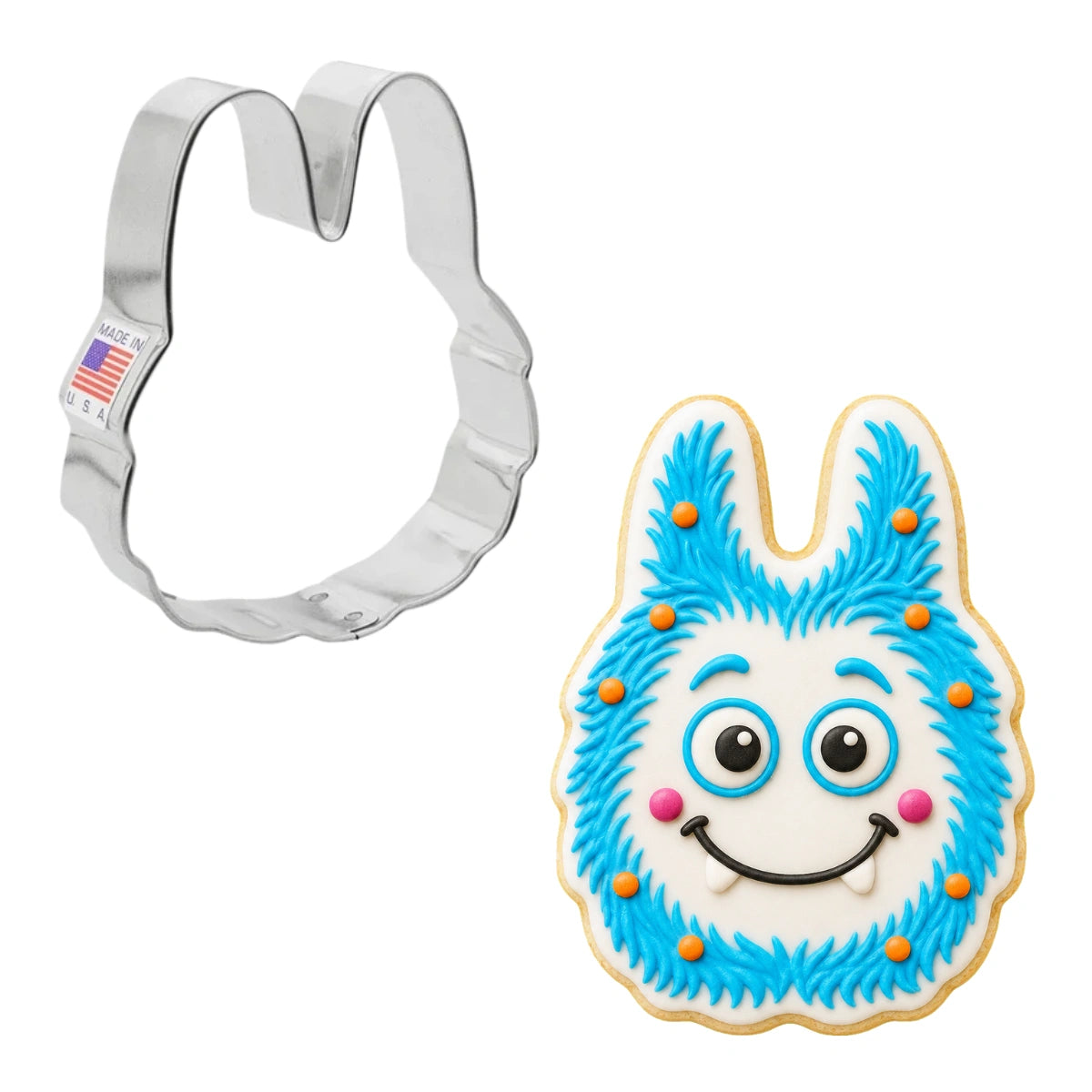 Furry Monster Cookie Cutter 3.5 Inch - Ann Clark