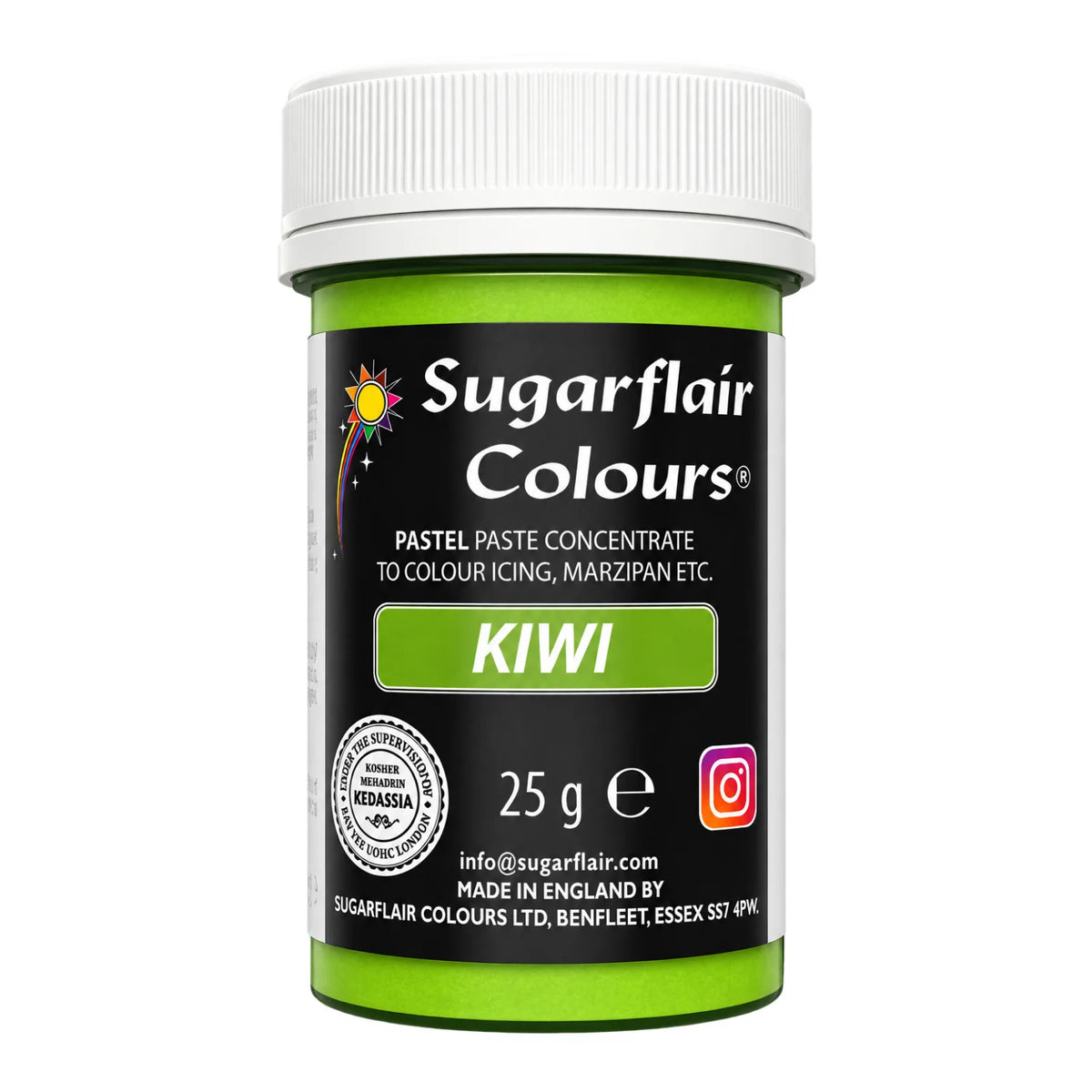 Pastel Kiwi Paste - Food Colour 25g - Sugarflair