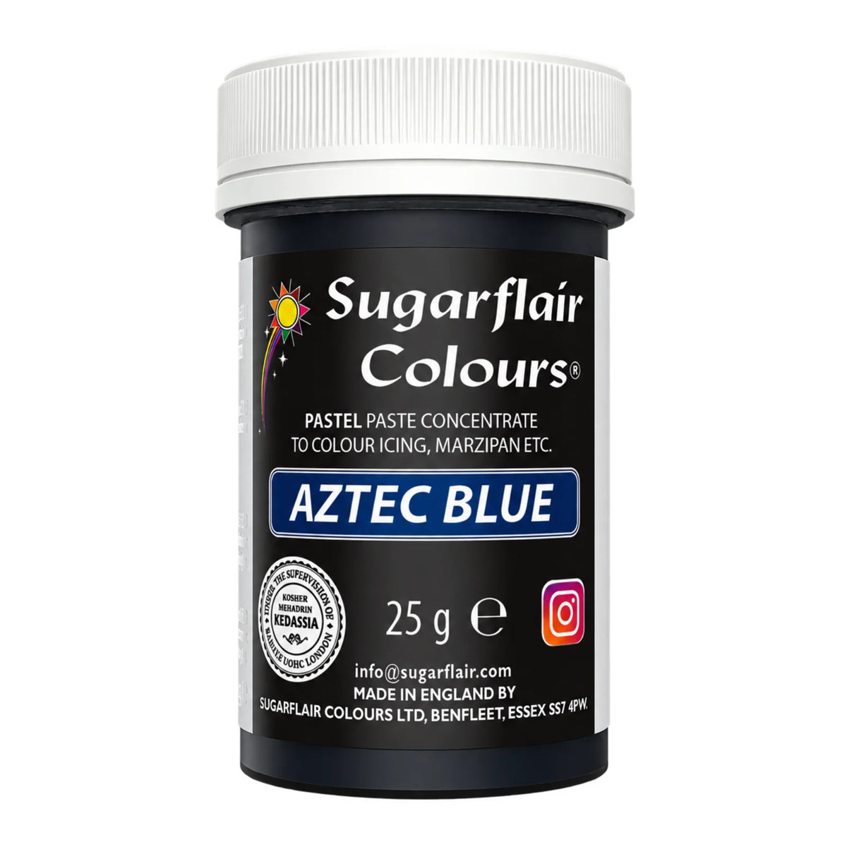 Pastel Aztec Blue Paste - Food Colour 25g - Sugarflair