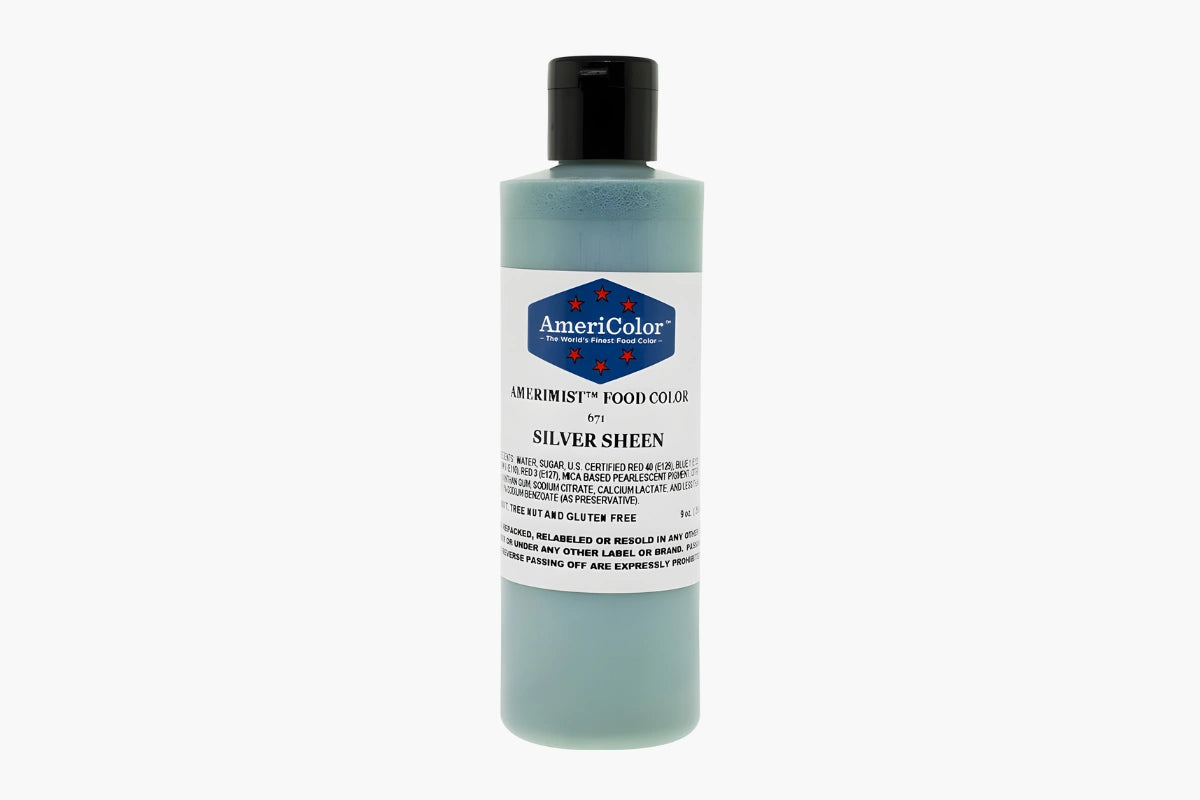 9oz AmeriMist Airbrush Americolor - SILVER SHEEN