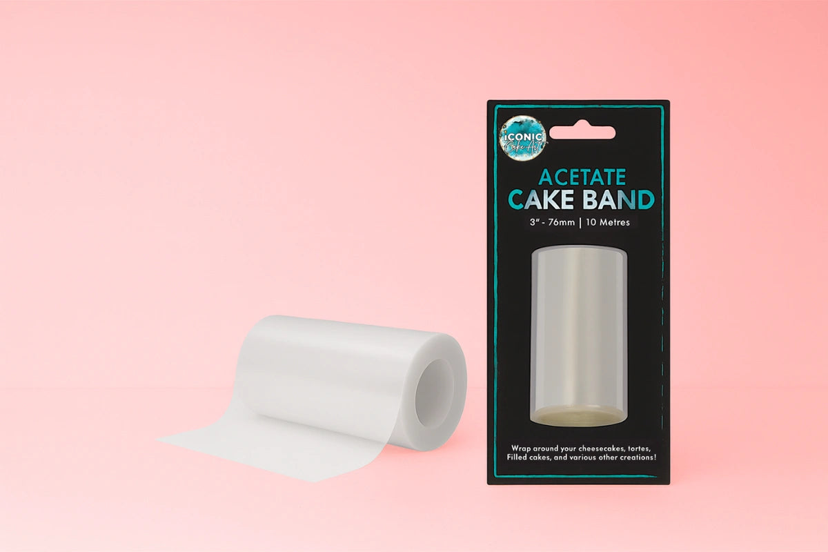 Acetate Cake Band Roll - Iconic Cake Art - 3 Inch