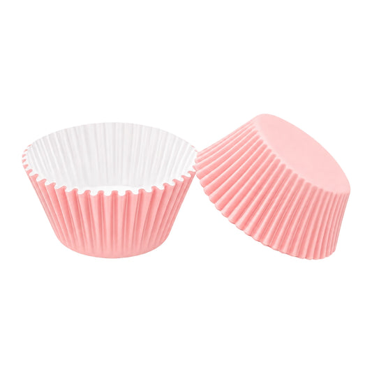 Light Pink Large Grease-Proof Cupcake Cases- 50 Pieces - Cupcake Case