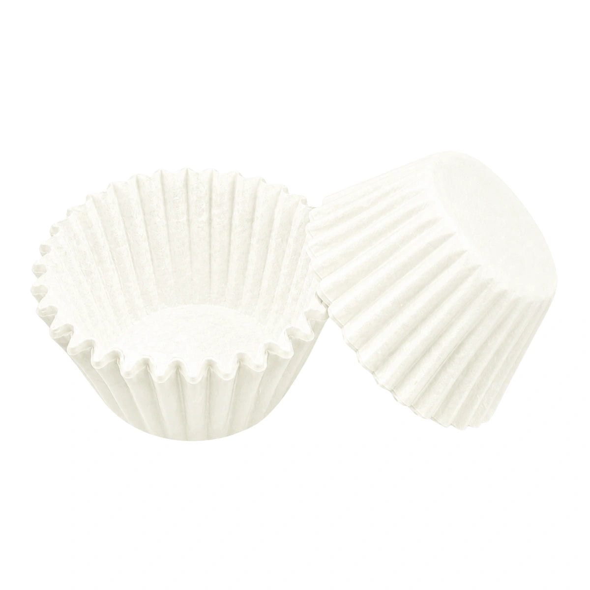 White Mini 25mm Grease-Proof Cupcake Cases - 50 Pieces - Cupcake Case
