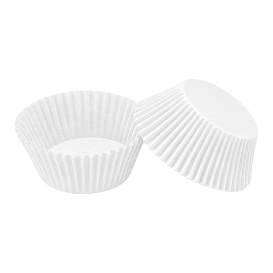 White Large Grease-Proof Cupcake Cases - 50 Pieces - Cupcake Case