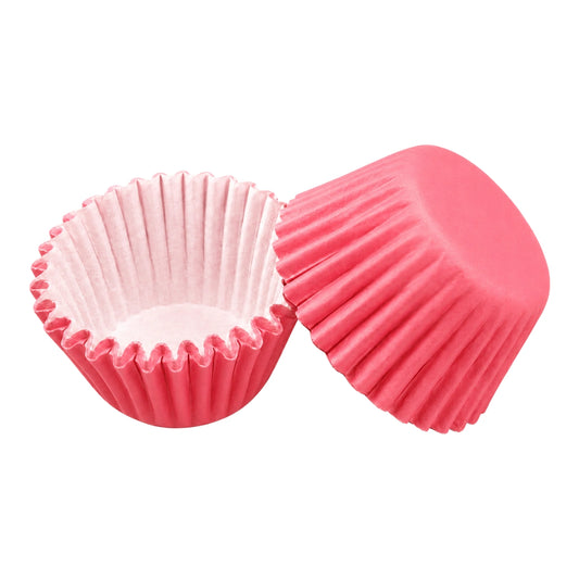 Pink Mini 25mm Grease-Proof Cupcake Cases - 50 Pieces - Cupcake Case