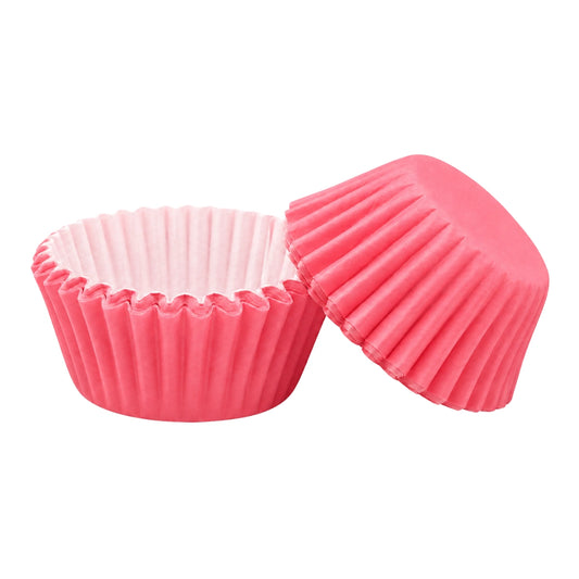 Pink Mini 35mm Grease-Proof Cupcake Cases - 50 Pieces - Cupcake Case