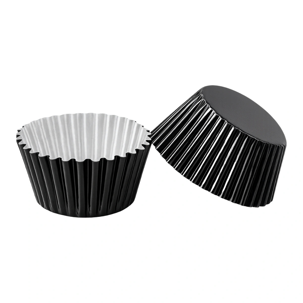 Black Mini 3.5cm Base - 500Pieces Foil Baking Bulk Cupcake Cases Liner