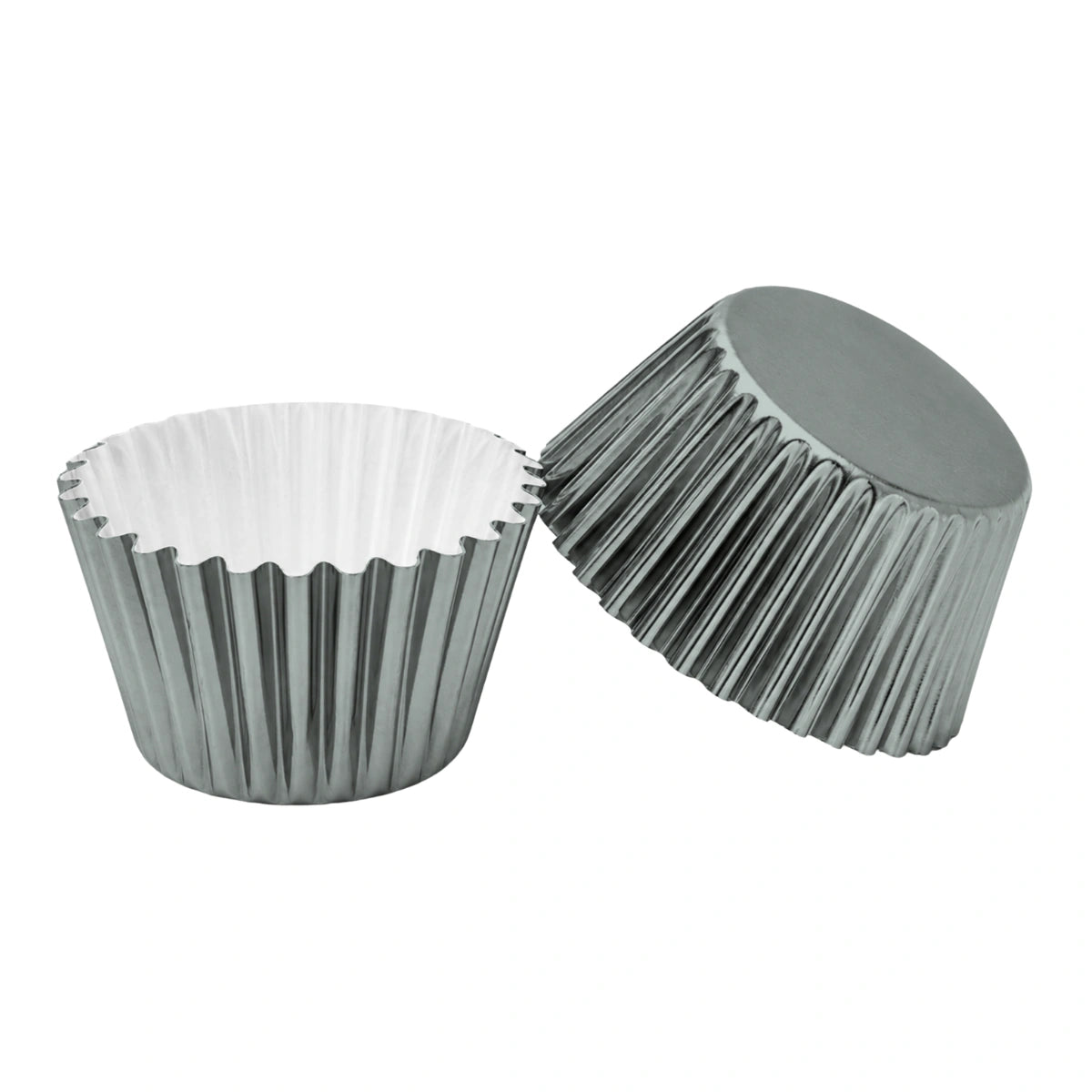 Gun Metal Mini 2.5cm Base - 500Pieces Foil Baking Bulk Cupcake Cases Liner
