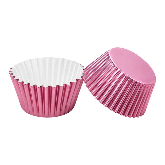 Pink Light Mini Base - Baking Bulk Cupcake Cases Liner 3.5cm (500 Pack) - Iconic Cake Art