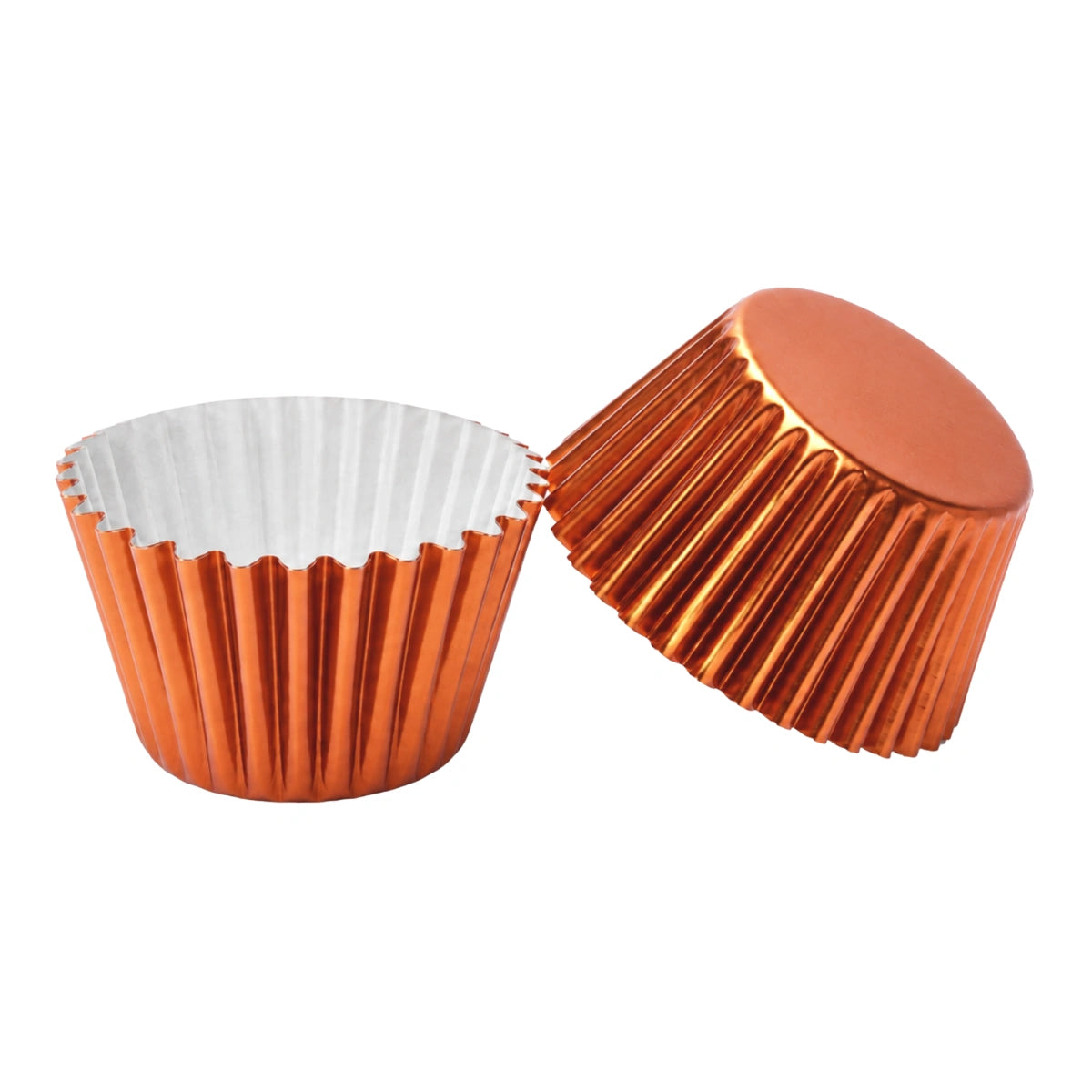 Orange Mini 2.5cm Base - 500Pieces Foil Baking Bulk Cupcake Cases Liner