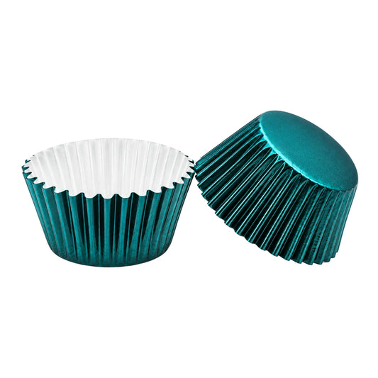 Teal Green Mini 3.5cm Base - 500Pieces Foil Baking Bulk Cupcake Cases Liner