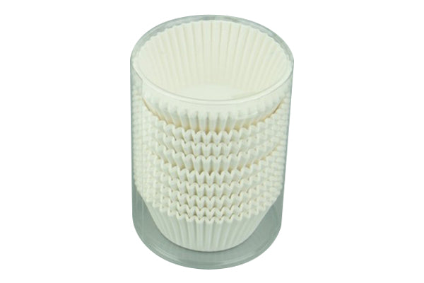 White Large Baking Cups - Cupcake Cases (250 Pack) - Gateau Art