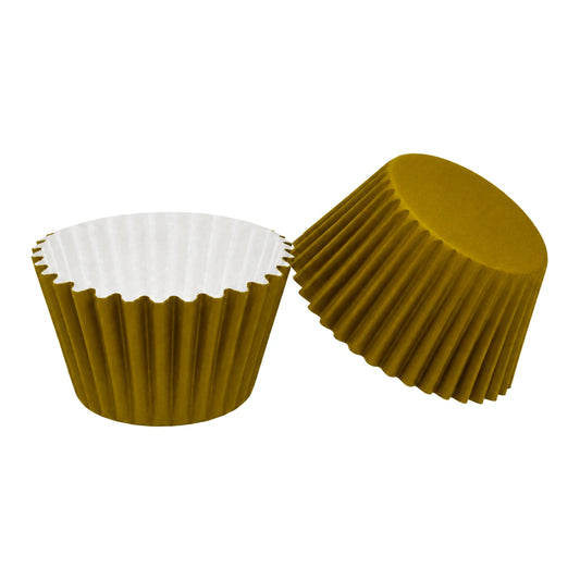 Brown Mini 2.5cm Base - 500Pieces Paper Baking Bulk Cupcake Cases Liner