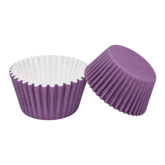 Purple Mini 3.5cm Base - 500Pieces Paper Baking Bulk Cupcake Cases Liner