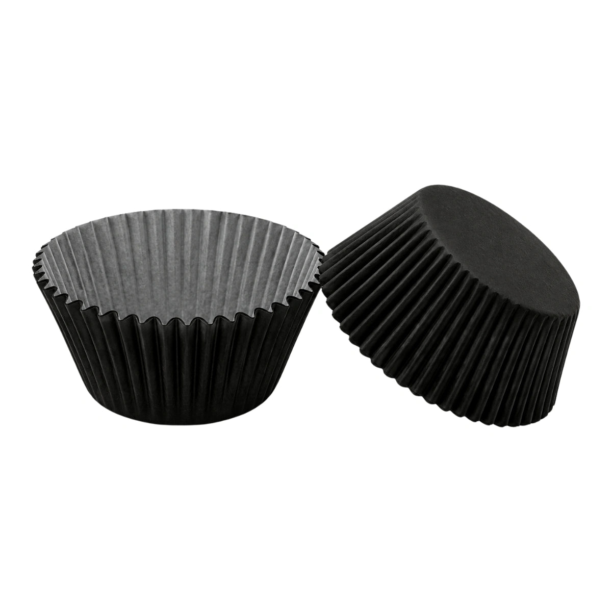 Black 250Pc Greaseproof Baking Cupcake Cases - 5X3.2cm